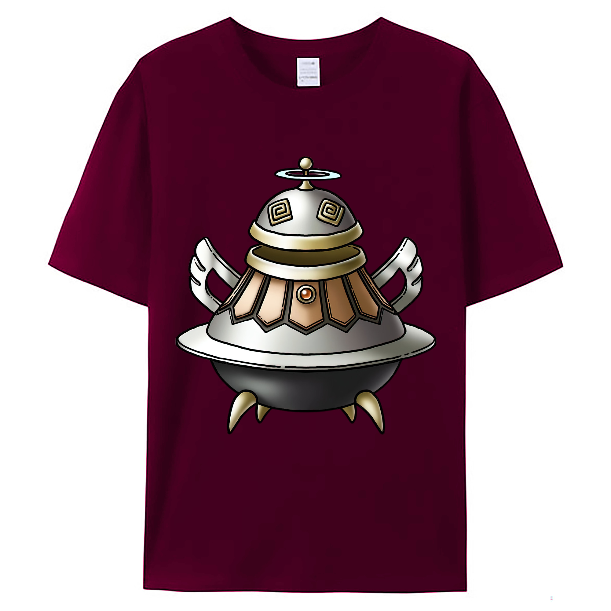 （画像用） ドラゴンクエスト Doragon Kuesuto Dragon Quest レディースカジュアルプリントTシャツ（綿100％）